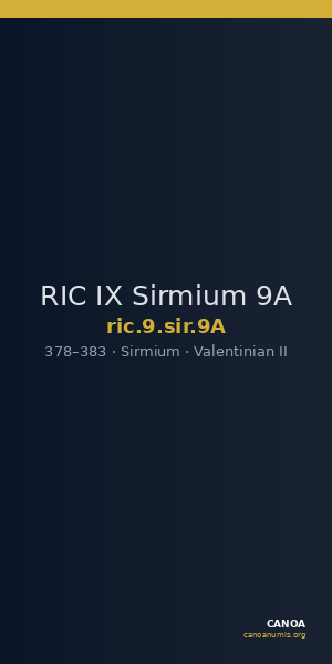 RIC IX Sirmium 9A — CANOA