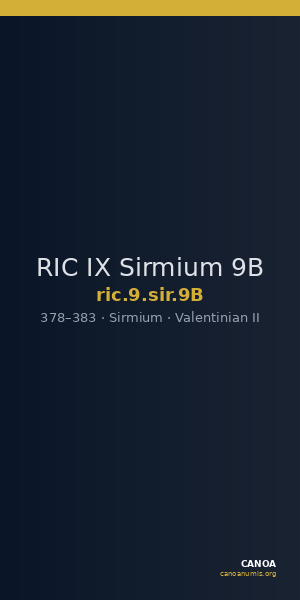 RIC IX Sirmium 9B — CANOA