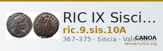 RIC IX Siscia 10A — CANOA