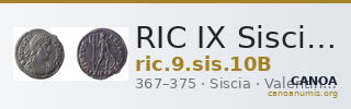 RIC IX Siscia 10B — CANOA