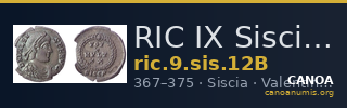 RIC IX Siscia 12B — CANOA