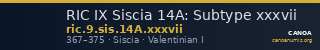 RIC IX Siscia 14A: Subtype xxxvii — CANOA
