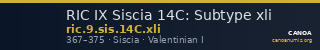 RIC IX Siscia 14C: Subtype xli — CANOA