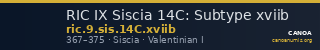 RIC IX Siscia 14C: Subtype xviib — CANOA