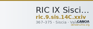 RIC IX Siscia 14C: Subtype xxiv — CANOA