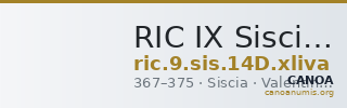 RIC IX Siscia 14D: Subtype xliva — CANOA