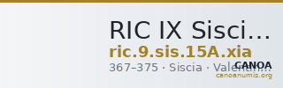 RIC IX Siscia 15A: Subtype xia — CANOA