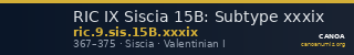 RIC IX Siscia 15B: Subtype xxxix — CANOA