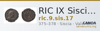 RIC IX Siscia 17 — CANOA