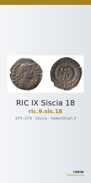 RIC IX Siscia 18 — CANOA