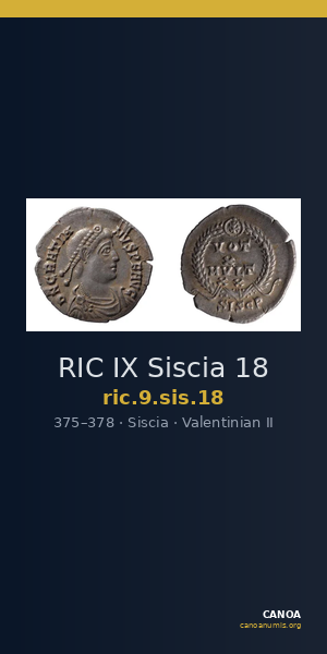 RIC IX Siscia 18 — CANOA