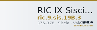 RIC IX Siscia 19B: Subtype 3 — CANOA