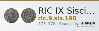 RIC IX Siscia 19B — CANOA