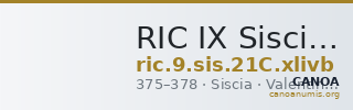 RIC IX Siscia 21C: Subtype xlivb — CANOA