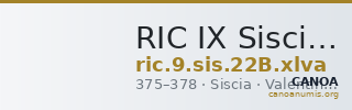 RIC IX Siscia 22B: Subtype xlva — CANOA