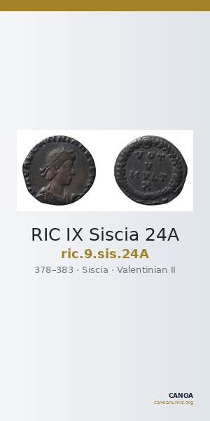 RIC IX Siscia 24A — CANOA