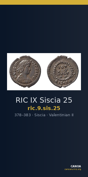 RIC IX Siscia 25 — CANOA