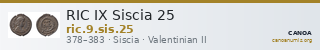 RIC IX Siscia 25 — CANOA