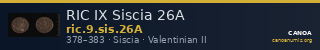 RIC IX Siscia 26A — CANOA