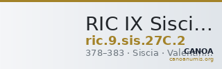 RIC IX Siscia 27C: Subtype 2 — CANOA
