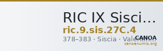 RIC IX Siscia 27C: Subtype 4 — CANOA