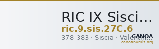 RIC IX Siscia 27C: Subtype 6 — CANOA