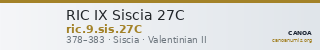 RIC IX Siscia 27C — CANOA