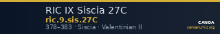 RIC IX Siscia 27C — CANOA
