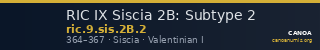 RIC IX Siscia 2B: Subtype 2 — CANOA