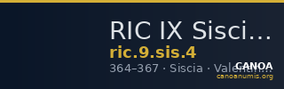 RIC IX Siscia 4 — CANOA
