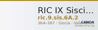 RIC IX Siscia 6A: Subtype 2 — CANOA