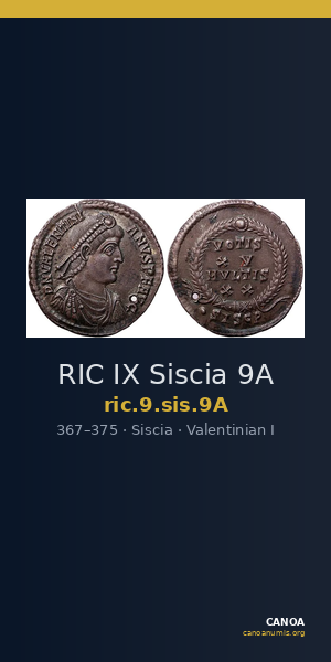 RIC IX Siscia 9A — CANOA