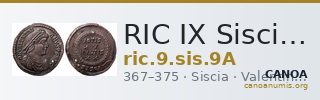 RIC IX Siscia 9A — CANOA