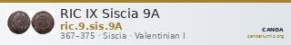 RIC IX Siscia 9A — CANOA