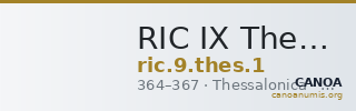RIC IX Thessalonica 1 — CANOA
