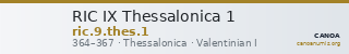 RIC IX Thessalonica 1 — CANOA