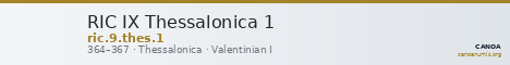 RIC IX Thessalonica 1 — CANOA