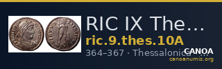 RIC IX Thessalonica 10A — CANOA