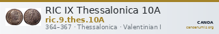 RIC IX Thessalonica 10A — CANOA