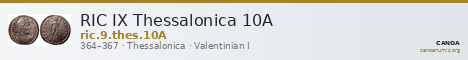 RIC IX Thessalonica 10A — CANOA