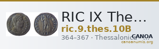 RIC IX Thessalonica 10B — CANOA
