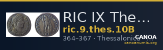RIC IX Thessalonica 10B — CANOA