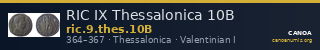 RIC IX Thessalonica 10B — CANOA