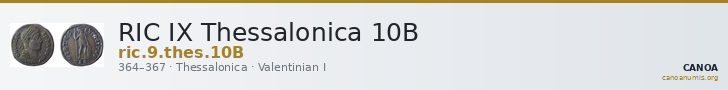 RIC IX Thessalonica 10B — CANOA