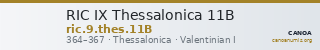 RIC IX Thessalonica 11B — CANOA