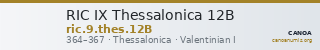 RIC IX Thessalonica 12B — CANOA