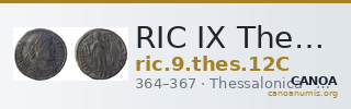 RIC IX Thessalonica 12C — CANOA