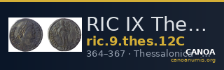 RIC IX Thessalonica 12C — CANOA