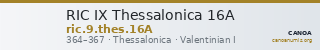 RIC IX Thessalonica 16A — CANOA