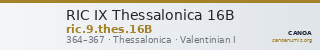 RIC IX Thessalonica 16B — CANOA